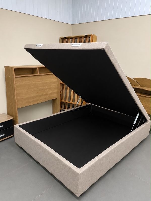 Cama box baú aberta